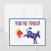 Je bent een echte democraat die Trump wil verdedig Briefkaart (Voorkant / Achterkant)