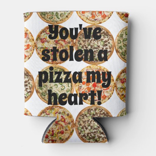 Je bent een echte pizza werk! blikjeskoeler (Voorkant)