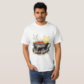 Je bent een echte tea-riffic! Grappige theeliefheb T-shirt (Voorkant volledig)