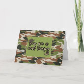 Je bent een echte Trooper Camouflage Get Well Kaart (Voorkant)