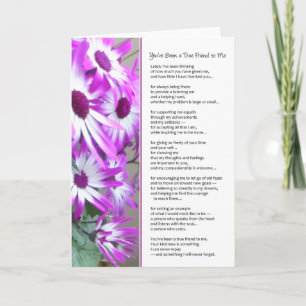 Je bent een echte vriend van me... bedankkaart