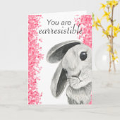 Je bent een eerbiedwaardige Jubileum Easer Bunny Kaart (Gele Bloem)