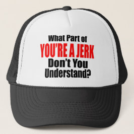 Je bent een eikel trucker pet
