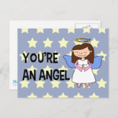 Je bent een engel briefkaart (Voorkant / Achterkant)