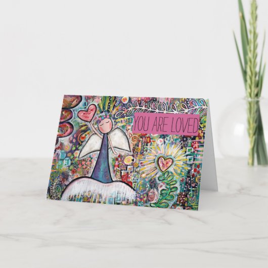 Je bent een engel-kaart kaart (Voorkant)