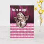 Je bent een engel Wenskaart Kaart (Gele Bloem)