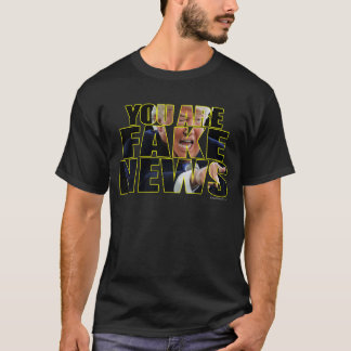 Je bent een fake news persconferentie t-shirt