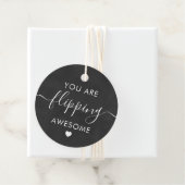 Je bent een fantastisch cadeautag, krijtbord bedankjes labels (In situ)