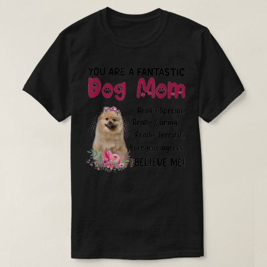 Je bent een Fantastische Dog Mam Happy Moederdag L T-shirt (Design voorkant)