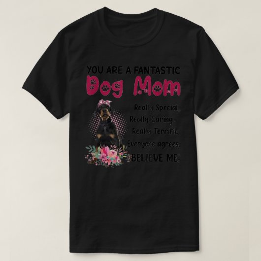 Je bent een Fantastische Dog Mam Happy Moederdag L T-shirt (Design voorkant)