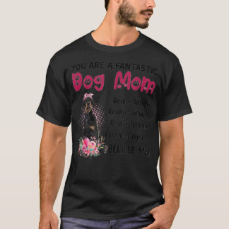 Je bent een Fantastische Dog Mam Happy Moederdag L T-shirt