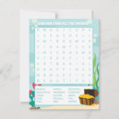 Je bent een Fin-Tastic Mermaid Valentijnsdag Notitiekaartje (Achterkant)