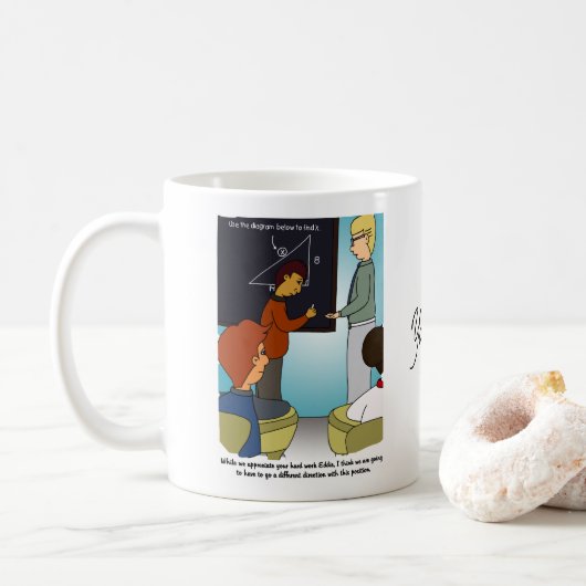 Je bent een Fired Coffee-Mok Koffiemok (Met donut)