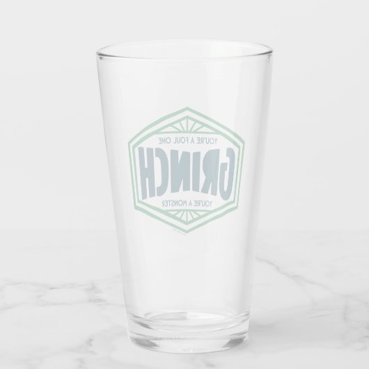 Je bent een Foute One Grinch Glas (Achterkant)