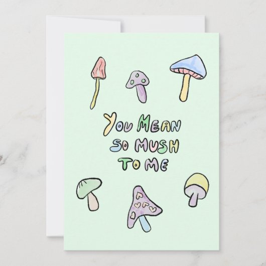 Je bent een funghi feestdagenkaart (Voorkant)