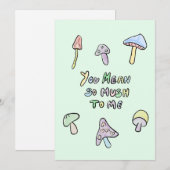 Je bent een funghi feestdagenkaart (Voorkant / Achterkant)