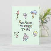 Je bent een funghi feestdagenkaart (Staand voorkant)