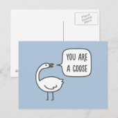 Je bent een gans briefkaart (Voorkant / Achterkant)