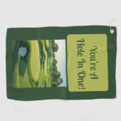 Je bent een gat in één! 2025 golfhanddoek (Horizontaal)