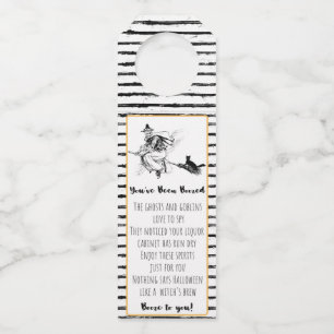 Je bent een gebooste Label. Flessenhanger