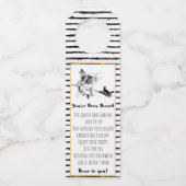 Je bent een gebooste Label. Flessenhanger (Voorkant)