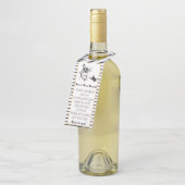 Je bent een gebooste Label. Flessenhanger (Schuin)