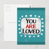 Je bent een geliefd Briefkaart (Voorkant / Achterkant)