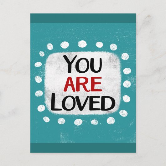 Je bent een geliefd Briefkaart (Voorkant)