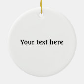 Je bent een geliefd hart-positief Ornament (Achterkant)