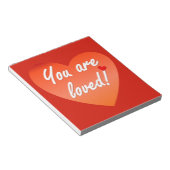 Je bent een geliefd Notitieblok (Schuin)