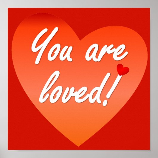 Je bent een geliefd Poster (Voorkant)