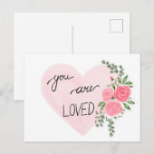 Je bent een geliefde briefkaart (Voorkant / Achterkant)