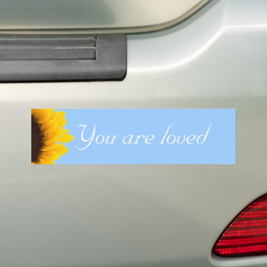 Je bent een geliefde Bumpersticker (Op auto)