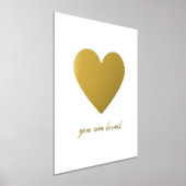 Je bent een geliefde folie afdrukken (Laagn)