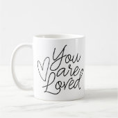 Je bent een geliefde foto koffiemok (Links)