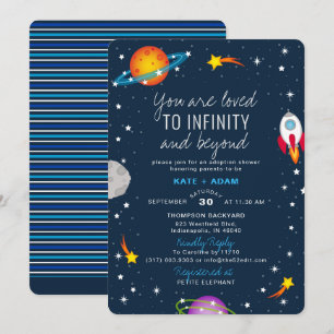 Je bent een geliefde jongen adoptie Baby shower Kaart