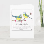 Je bent een geliefde Kaart van de verjaardag van d (Voorkant)