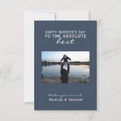 Je bent een geliefde Moederdag foto Kaart (Achterkant)