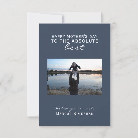 Je bent een geliefde Moederdag foto Kaart (Achterkant)