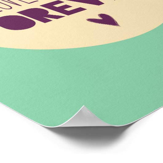 Je bent een geliefde poster (Hoek)