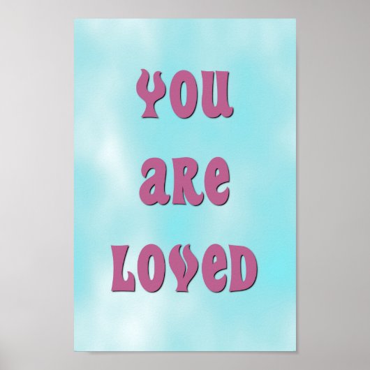 Je bent een geliefde poster (Voorkant)