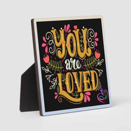 Je bent een geliefde religieuze plaquette fotoplaat (Voorkant)