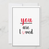 Je bent een geliefde soort van waardering bedankkaart (Voorkant)