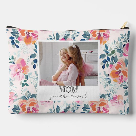 Je bent een geliefde Waterverf Floral Moederdag Etui (Achterkant)