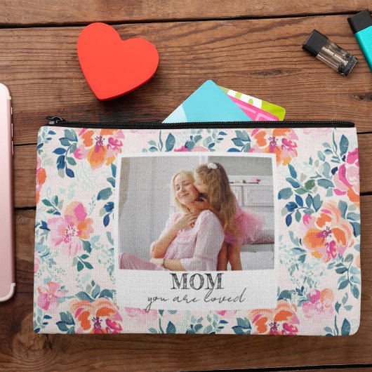 Je bent een geliefde Waterverf Floral Moederdag Etui