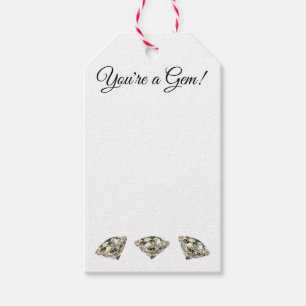 "Je bent een Gem!" Cadeaulabel