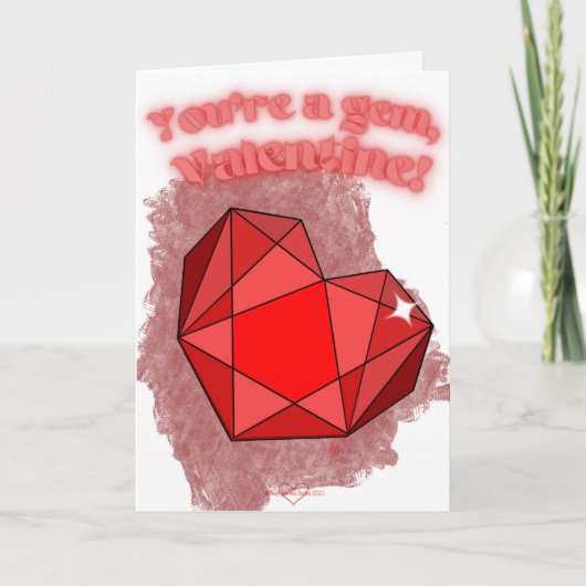 Je bent een Gem Valentijnsdag Kaart (Voorkant)