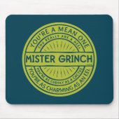 Je bent een gemiddelde one Mister Grinch Quote Muismat (Voorkant)