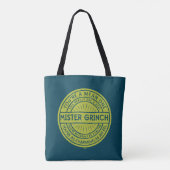 Je bent een gemiddelde one Mister Grinch Quote Tote Bag (Achterkant)