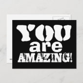 Je bent een geweldig Inspirerend Briefkaart (Voorkant / Achterkant)